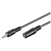 PREMIUMCORD Kabel audio 3, 5mm Jack - Jack prodlužovací 5m (M/F, stereo)