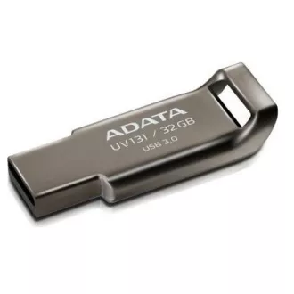 ADATA Flash Disk 32GB UV131, USB 3.1 Dash Drive, Chromium, kov, šedá
