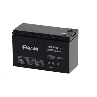 Baterie - FUKAWA FW 7, 2-12 F2U (12V/7, 2 Ah - Faston 250), konektor - 6.3mm, životnost 5let