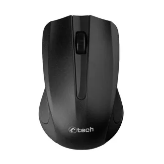 C-TECH myš WLM-01, černá, bezdrátová, USB nano receiver