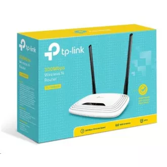 TP-Link TL-WR841N WiFi4 router (N300, 2, 4GHz, 4x100Mb/s LAN, 1x100Mb/s WAN)