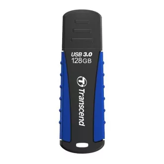 TRANSCEND Flash Disk 128GB JetFlash®810, USB 3.0 (voděodolný, nárazuvzdorný) (R:90/W:40 MB/s) černá/modrá