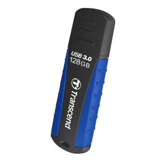 TRANSCEND Flash Disk 128GB JetFlash®810, USB 3.0 (voděodolný, nárazuvzdorný) (R:90/W:40 MB/s) černá/modrá
