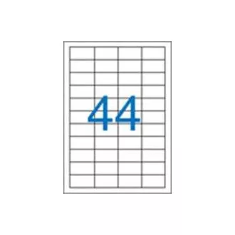 Etikety 48,5x25,4mm 4řadé 44etiket na archu 100listů Victoria