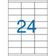 Etikety 70x36mm 3řadé 24etiket na archu 100listů Victoria
