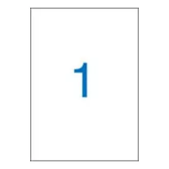 Etikety 210x297mm 1řadé 1etiketa na archu 100listů Victoria