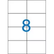Etikety 105x74mm 2řadé 8etiket na archu 100listů Victoria