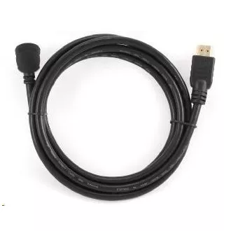 GEMBIRD Kabel HDMI - HDMI 1.8m, 90° konektor (v1.4, M/M, zlacené kontakty, úhlový, stíněný)