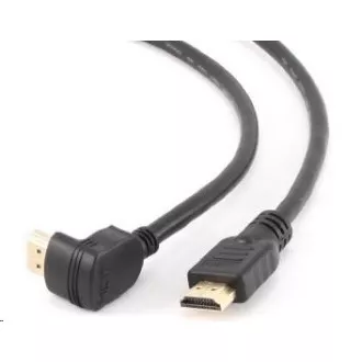 GEMBIRD Kabel HDMI - HDMI 90°, 4K 60Hz, 3m, černá