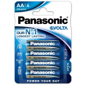 PANASONIC Alkalické baterie EVOLTA Platinum LR6EGE/4BP AA 1, 5V (Blistr 4ks)