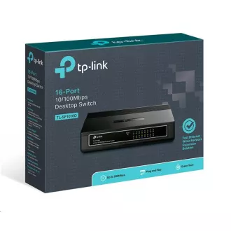 TP-Link TL-SF1016D switch (16x100Mb/s, fanless)