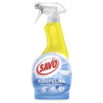 Čistič koupelna na vodní kámen Savo sprej 500ml Čistič koupelna na vodní kámen Savo sprej 500ml