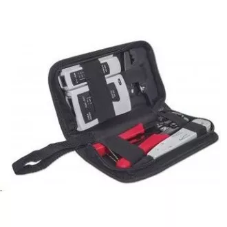 Intellinet 4-Piece Network Tool Kit, sada nářadí: cable tester, krimpovací kleště, LSA narážecí nástroj, stripovač Intellinet 4-Piece Network Tool Kit, sada nářadí: cable tester, krimpovací kleště, LSA narážecí nástroj, stripovač