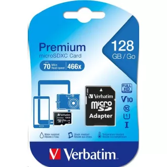 VERBATIM Premium U1 Micro SecureDigital SDXC 128GB