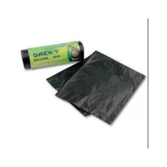 Sáčky na odpad HDPE 60x70cm 60L 10mic 20ks v roli