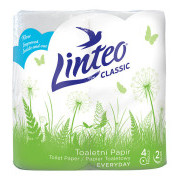 Toaletní papír Linteo Classic 2vrs. bílý 4 role / prodej pouze po balení