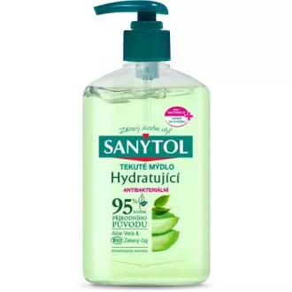 Mýdlo tekuté Sanytol hydratující aloe a zelený čaj 250ml