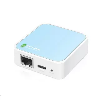TP-Link TL-WR802N WiFi4 router (N300, 2, 4GHz, 1x100Mb/s LAN/WAN, 1xmicroUSB)