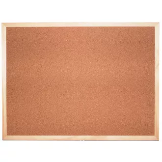 Tabule korková 40x60cm Economy dřevěný rám jednostranná