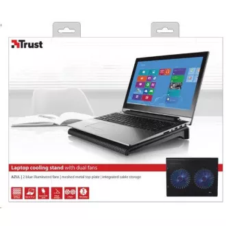 TRUST Stojan na notebook Azul Laptop Cooling Stand with dual fans (chladící podložka)