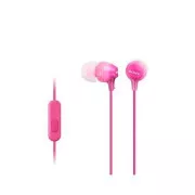 SONY stereo sluchátka MDR-EX15AP, růžová