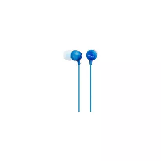 SONY stereo sluchátka MDR-EX15LP, modrá