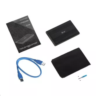 i-tec USB 3.0 MySafe AluBasic Advance rámeček na externí pevný disk 6.4 cm / 2.5" pro SATA I/II/III HDD SSD, hliníková k