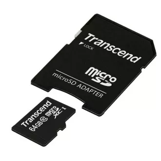 TRANSCEND MicroSDXC karta 64GB Class 10, UHS-I (45MB/s)