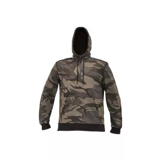 CRAMBE mikina s kapucí camouflage 3XL
