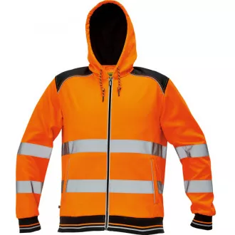 KNOXFIELD HV mikina s kapucí oranžová L KNOXFIELD HV mikina s kapucí oranžová L