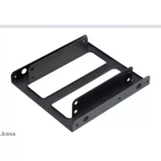 AKASA montážní kit pro 2, 5" HDD do 3, 5" pozice, 2x 2, 5" HDD/SSD, černý