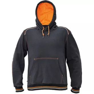 KNOXFIELD klokanka mikina antr/oranž XS