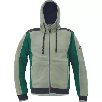 DAYBORO mikina s kapucí mech.zelená 3XL
