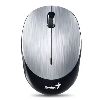GENIUS myš NX-9000BT/ Bluetooth 4.0/ 1200 dpi/ bezdrátová/ dobíjecí baterie/ stříbrná