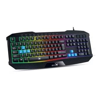 GENIUS klávesnice GX GAMING K-215 / herní, drátová, podsvícená/ USB/ černá/ CZ+SK layout GENIUS klávesnice GX GAMING K-215 / herní, drátová, podsvícená/ USB/ černá/ CZ+SK layout