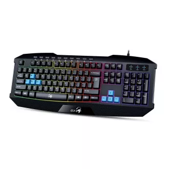 GENIUS klávesnice GX GAMING K-215 / herní, drátová, podsvícená/ USB/ černá/ CZ+SK layout GENIUS klávesnice GX GAMING K-215 / herní, drátová, podsvícená/ USB/ černá/ CZ+SK layout