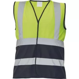 LYNX DUO vesta žlutá/navy XXL