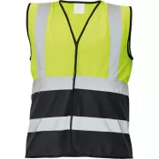 LYNX DUO vesta žlutá/navy 3XL