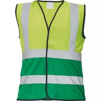 LYNX DUO vesta žlutá/zelená 3XL