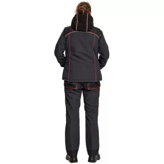KNOXFIELD LADY oboustr.vesta ant/červ XS