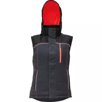 KNOXFIELD LADY oboustr.vesta ant/červ L