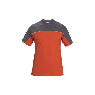 DESMAN triko šedá/oranžová M DESMAN triko šedá/oranžová M