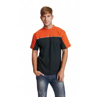 EMERTON triko černá/oranžová S