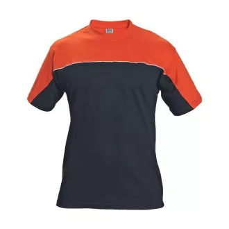 EMERTON triko pánské černá/oranžová 4XL