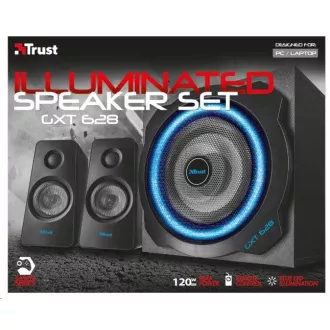 TRUST Reproduktory 2.1 GXT 628 2.1 Illuminated Speaker Set Limited Edition - black, černé