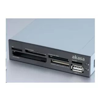 AKASA čtečka karet AK-ICR-07 do 3.5", 6-slotová, interní, 1x USB 2.0
