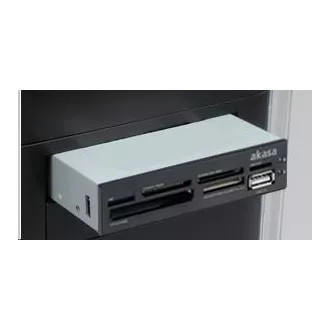 AKASA čtečka karet AK-ICR-07 do 3.5", 6-slotová, interní, 1x USB 2.0