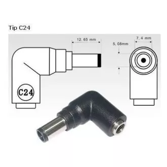 AVACOM nabíjecí Jack pro Notebooky C24 (7, 4mm x 5, 1mm pin) pro HP/Compaq AVACOM nabíjecí Jack pro Notebooky C24 (7, 4mm x 5, 1mm pin) pro HP/Compaq