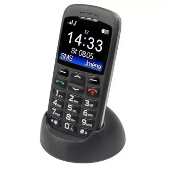 Aligator A670 Senior, černá + nabíjecí stojánek
