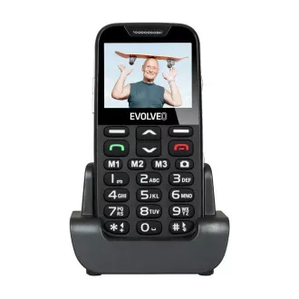 EVOLVEO EasyPhone XD, mobilní telefon pro seniory s nabíjecím stojánkem (černá barva) EVOLVEO EasyPhone XD, mobilní telefon pro seniory s nabíjecím stojánkem (černá barva)